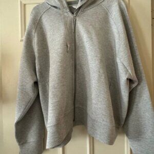 SPANX Gray Zip-Up Hoodie. Size 3x BNWT